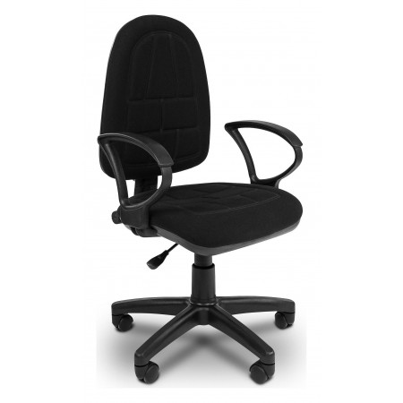 Компьютерное кресло Престиж Эрго, черный, текстиль
