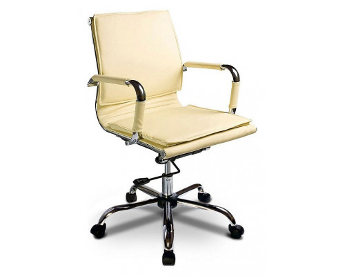 Компьютерное кресло CH-993-low, слоновая кость, искусственная кожа
