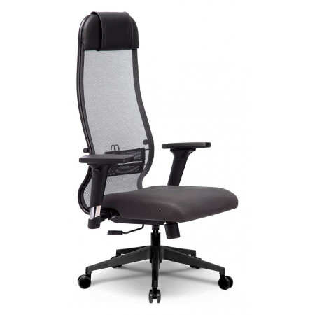 Кресло офисное Комплект 18/2D, темно-серый, ткань