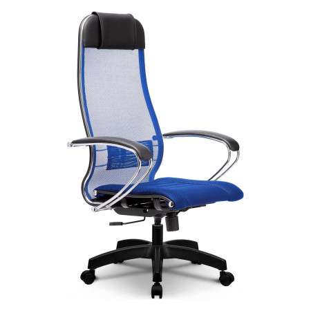 Кресло офисное Комплект 3, синий, ткань