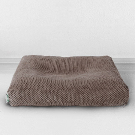 Лежак для собаки Какао, размер S, объемный велюр