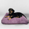 Лежак для собаки Сирень, размер S, объемный велюр