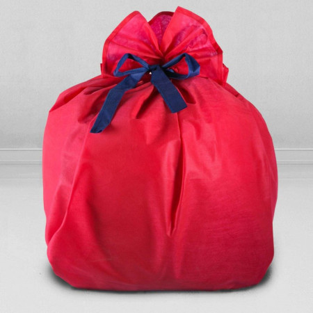 Подарочный упаковочный мешок цвет красный для кресла-мешка размера Стандарт