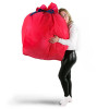 Подарочный упаковочный мешок цвет красный для кресла-мешка размера Комфорт