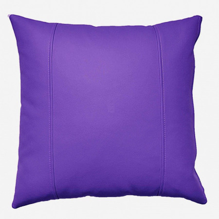 Чехол для Декоративной подушки Фиолетовый, экокожа