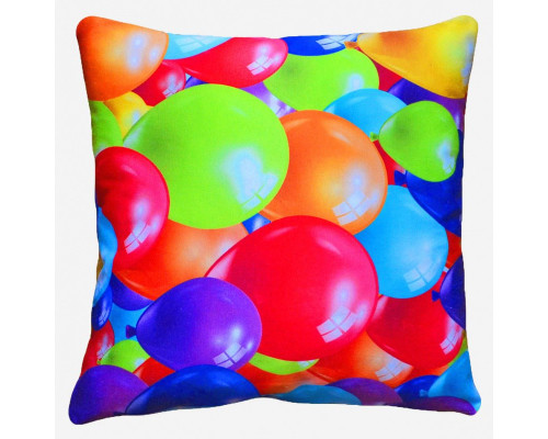 Декоративная подушка Воздушные шары, мебельный хлопок