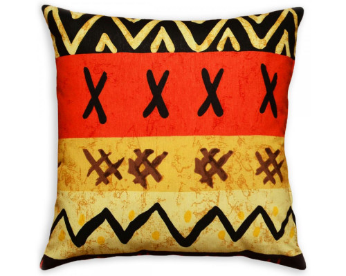 Декоративная подушка Африка, мебельный хлопок