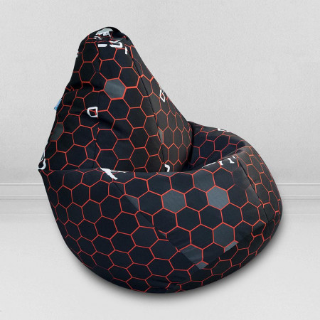 Чехол для кресла мешка Counter Strike, размер Комфорт, мебельный хлопок