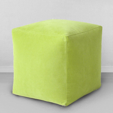 Пуфик-кубик Салатовый, мебельная ткань