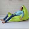 Кресло-подушка, серебристо-серый, размер ХXХL-Комфорт, оксфорд