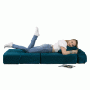 Бескаркасное Кресло-кровать Наска Весна, размер ХXXХL, мебельный велюр