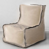 Бескаркасное кресло Лофт Латте, размер ХXXХL, мебельный велюр