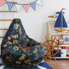 Кресло-мешок груша Морское приключение, размер ХХL-Стандарт, мебельный хлопок
