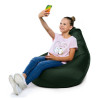 Кресло-мешок груша Темно-зеленый, размер L-Компакт, оксфорд