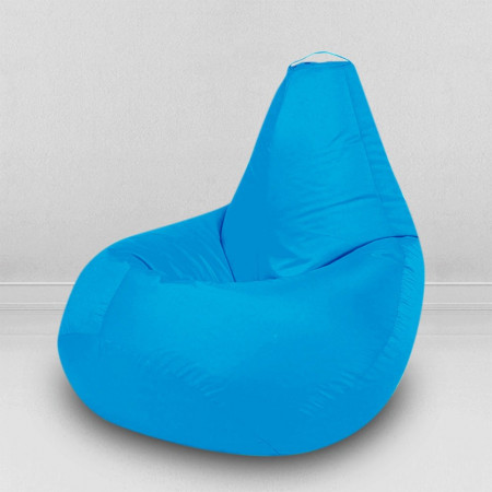 Кресло-мешок груша Темно-голубой, размер L-Компакт, оксфорд