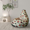 Кресло-мешок груша Синьор Авокадо, размер ХХL-Стандарт, мебельный хлопок и оксфорд