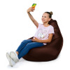 Кресло-мешок груша Шоколад, размер L-Компакт, оксфорд