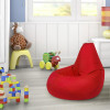 Кресло-мешок груша Красный, размер L-Компакт, оксфорд