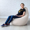 Кресло-мешок груша Латте, размер ХХL-Стандарт, мебельный велюр