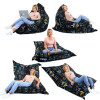 Кресло-подушка, Арифметика, размер ХXХL-Комфорт, мебельный хлопок