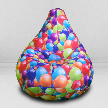 Кресло-мешок груша Воздушные шары, размер ХХL-Стандарт, мебельный хлопок