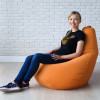 Кресло-мешок груша Лисий, размер ХХL-Стандарт, мебельный велюр