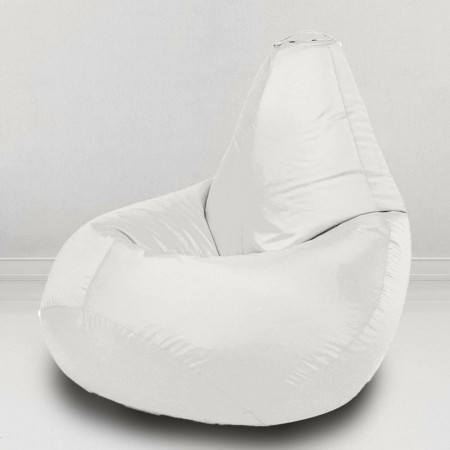Кресло-мешок груша Белый, размер ХХL-Стандарт, оксфорд