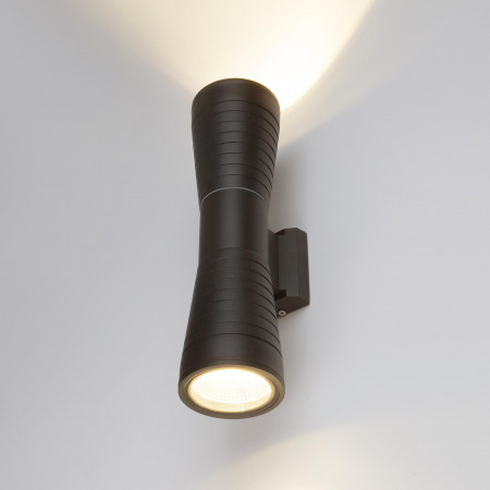 Настенный светодиодный светильник Tube double черный IP54 Elektrostandard 1502 TECHNO LED
