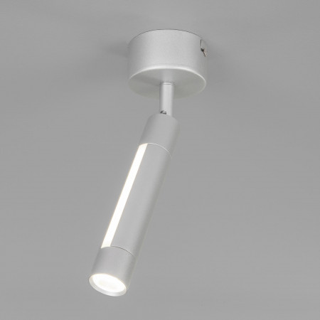 Настенно-потолочный светодиодный светильник Eurosvet 20084/1 LED серебро