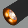 Подвесной светодиодный светильник Elektrostandard DLS021 9+4W 4200К черный матовый/золото