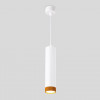 Подвесной светодиодный светильник Eurosvet 50164/1 LED белый/золото