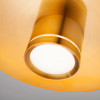Бронзовый подвесной светильник Eurosvet 50155/1 LED бронза