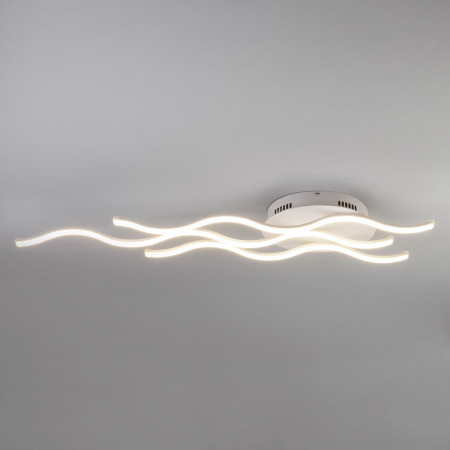 Потолочный волнообразный LED светильник Eurosvet 90090/3 белый