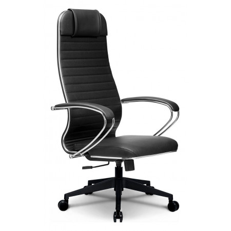 Кресло офисное Комплект 6.1, черный, кожа