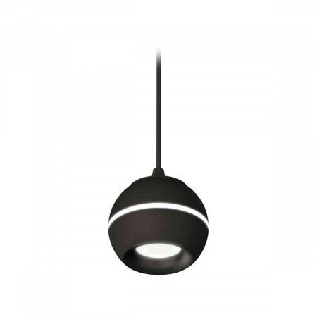 Комплект подвесного светильника Ambrella light Techno Spot XP1102001 SBK/PBK черный песок/черный полированный (A2302, C1102, N7011)