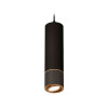 Комплект подвесного светильника Ambrella light Techno Spot XP7402050 SBK/PYG черный песок/золото желтое полированне (A2311,C7456,A2072,C7402,N7004)