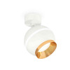 Комплект накладного светильника Ambrella light Techno Spot XM1101004 SWH/PYG белый песок/золото желтое полированное (A2202,C1101,N7034)