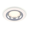Комплект встраиваемого светильника Ambrella light Techno Spot XC7621003 SWH/PSL белый песок/серебро полированное (C7621, N7012)