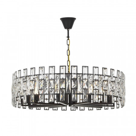 Подвесная люстра Lumina Deco Florina LDP 7041-800 BK