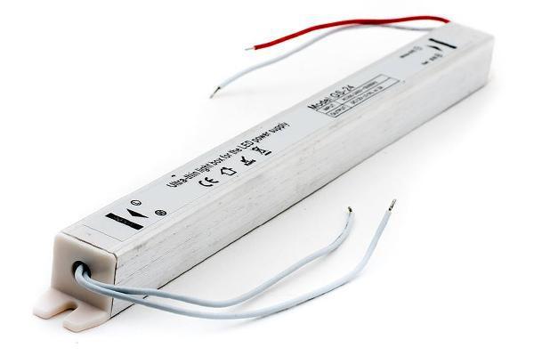 Блок питания для светодиодной ленты  PS S LED 36W 12V DC IP20 245*17*17 узкий																														