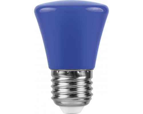 Лампа светодиодная Feron LB-372 Колокольчик E27 1W синий
