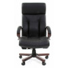 Кресло для руководителя Chairman 421 черный/орех темный, черный