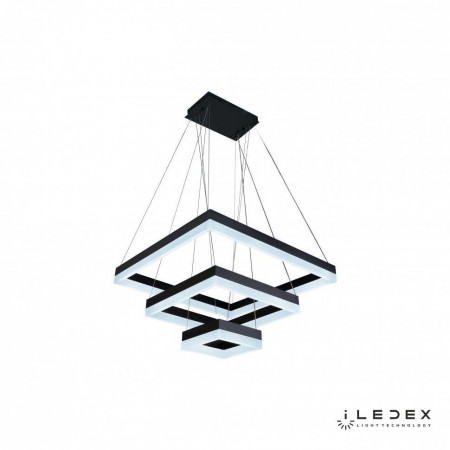 Люстра подвесная светодиодная iLedex D0319-3 (200x400x600) BK