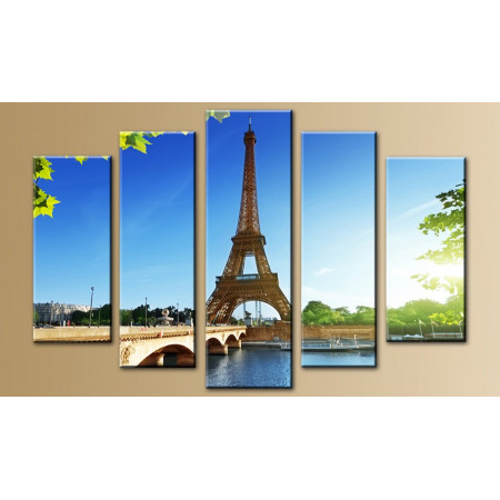 Модульная картина "Великолепный Париж" 80х140 M66