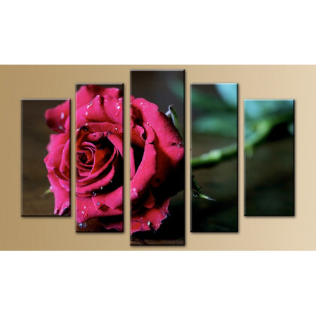 Модульная картина "Роза на память" 80х140 M468