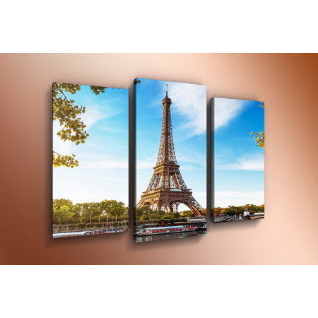 Модульная картина "Париж,Эйфелева башня" 60х80 ТР435