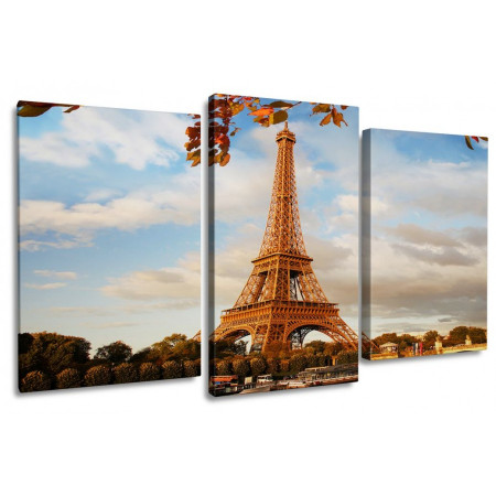 Модульная картина "Эйфелева башня в Париже" 100х60 S132