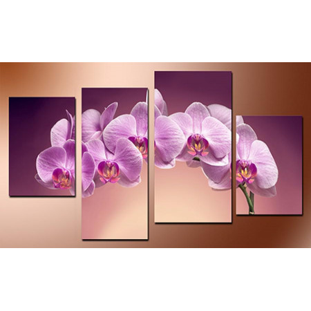 Модульная картина "Веточка орхидеи" 80х130 чт649