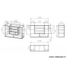 Тумба под ТВ Мебелайн-4