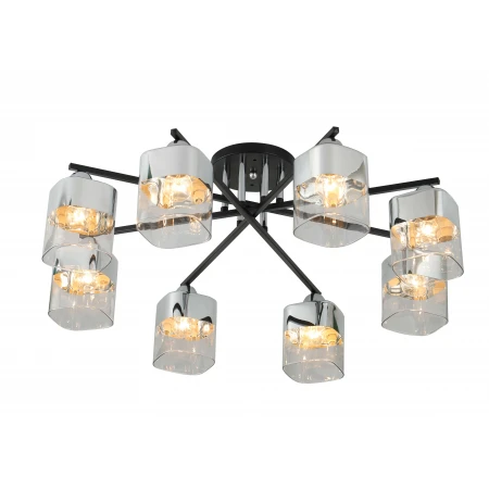 07275/8 BLACK+CHROME (1) Люстра (RL) 